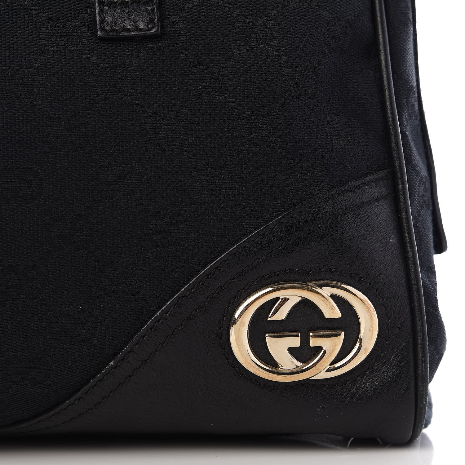 Gucci Monogram Medium New Britt Boston Black 9 of 10