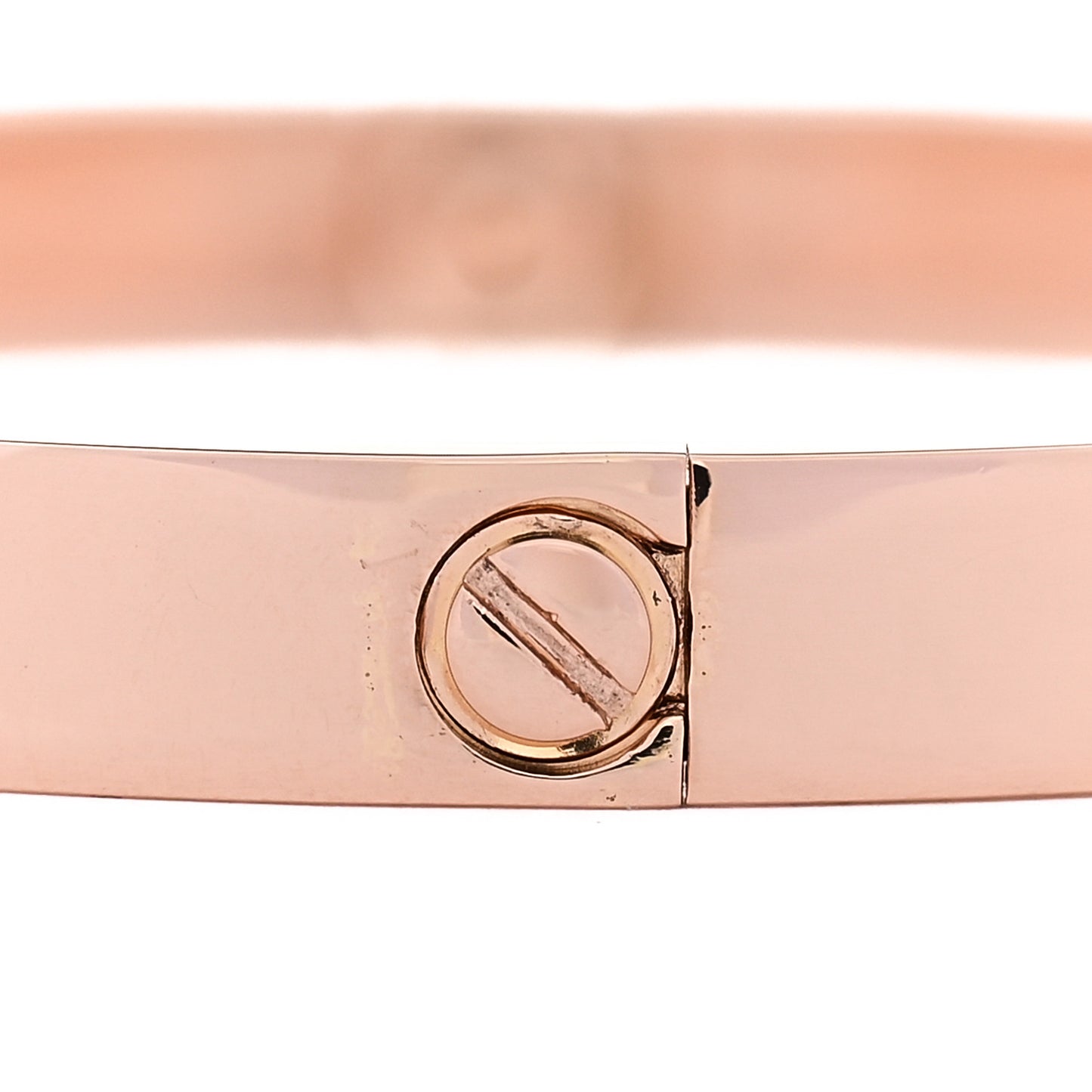 18K Pink Gold LOVE Bracelet 17