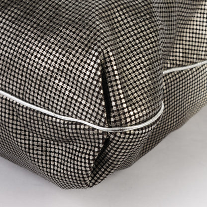 Chanel Metallic Perforated Lambskin Hollywood Hobo Silver 8 of 11