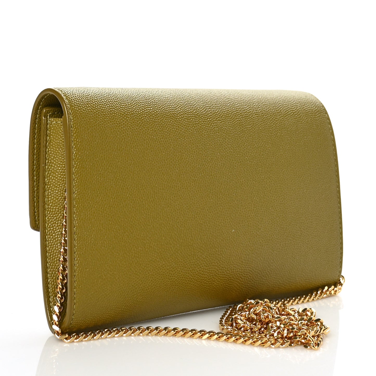 Grain De Poudre Monogram Uptown Chain Wallet Olive