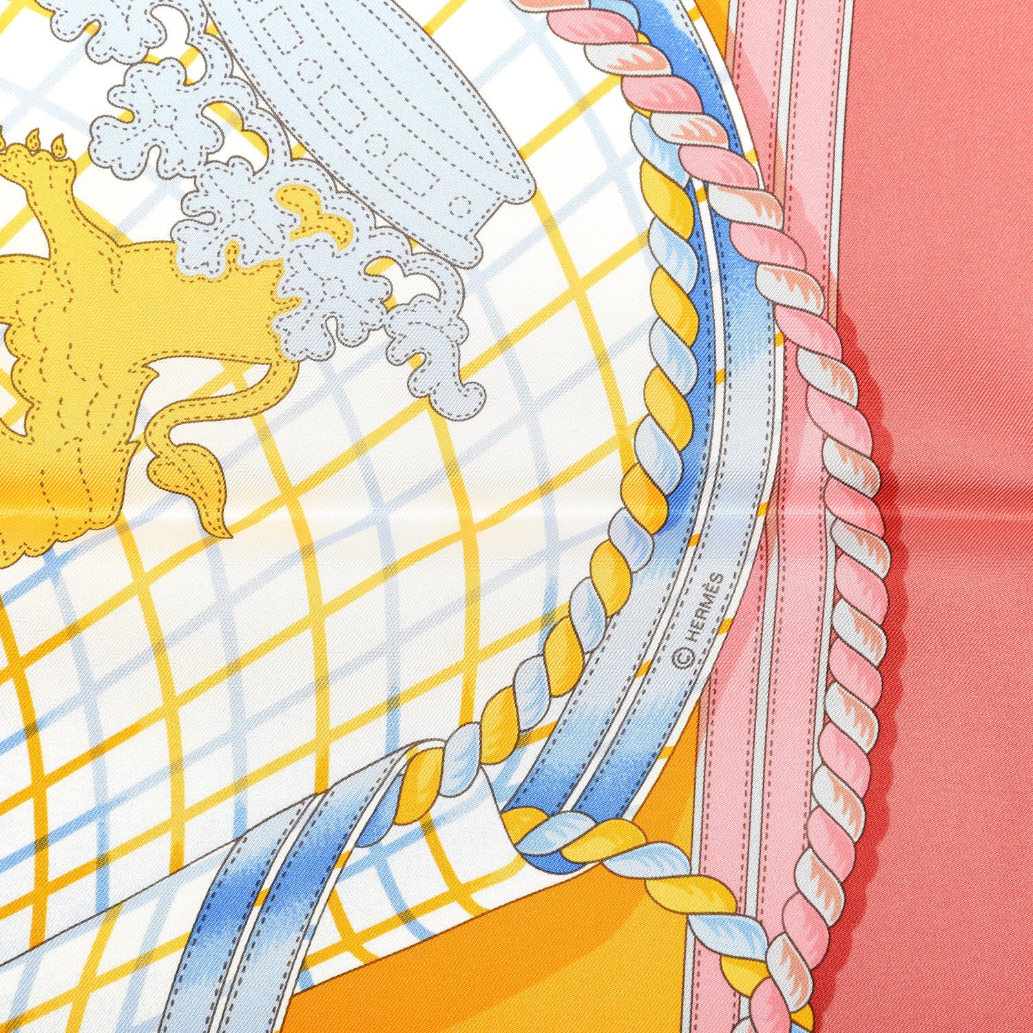 Hermes Silk Grande Tenue Scarf 90 3 of 4