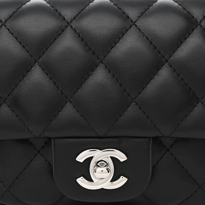 Chanel Calfskin Quilted CC Uniform Flap Belt Bag Black 9 of 11