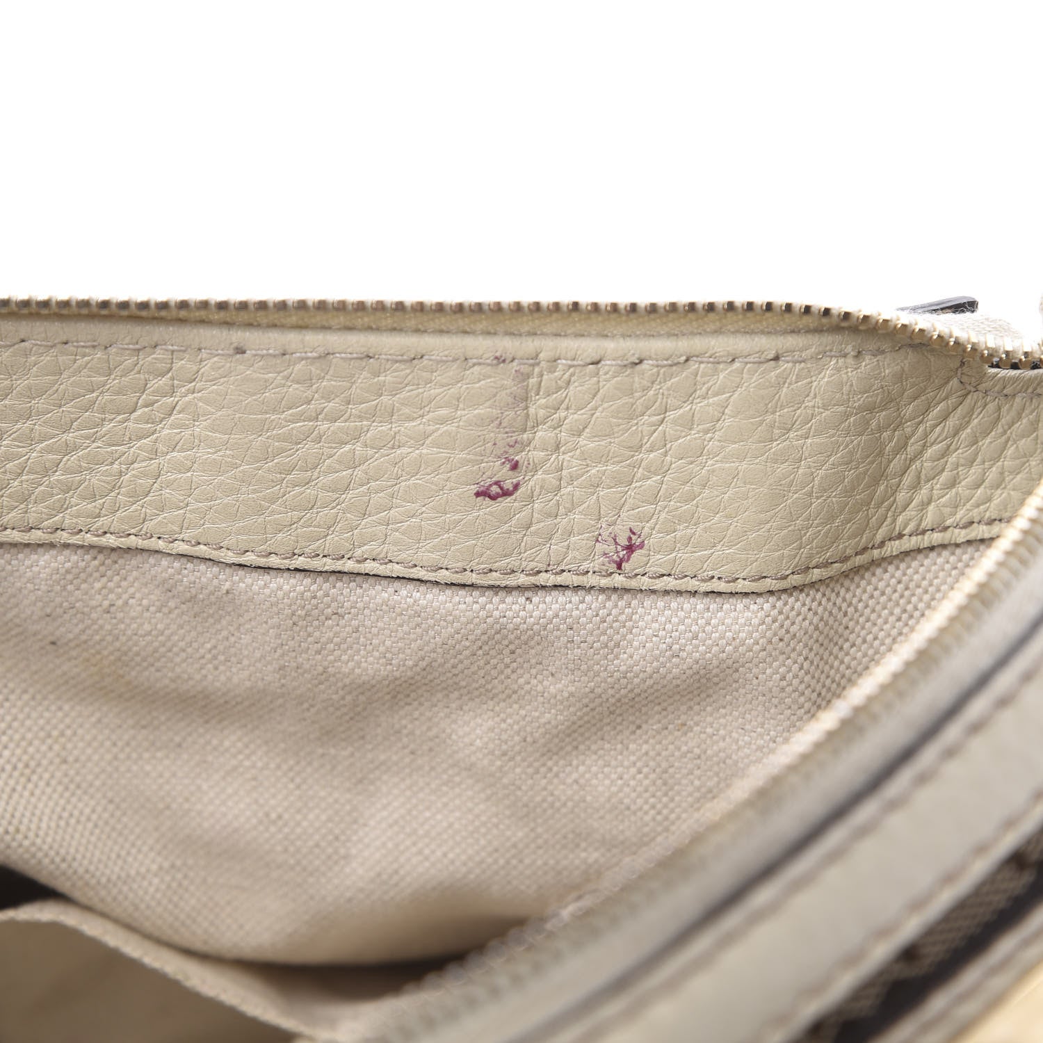 Gucci Monogram GG Canvas Small Bella Top Handle Bag Off White 12 of 18