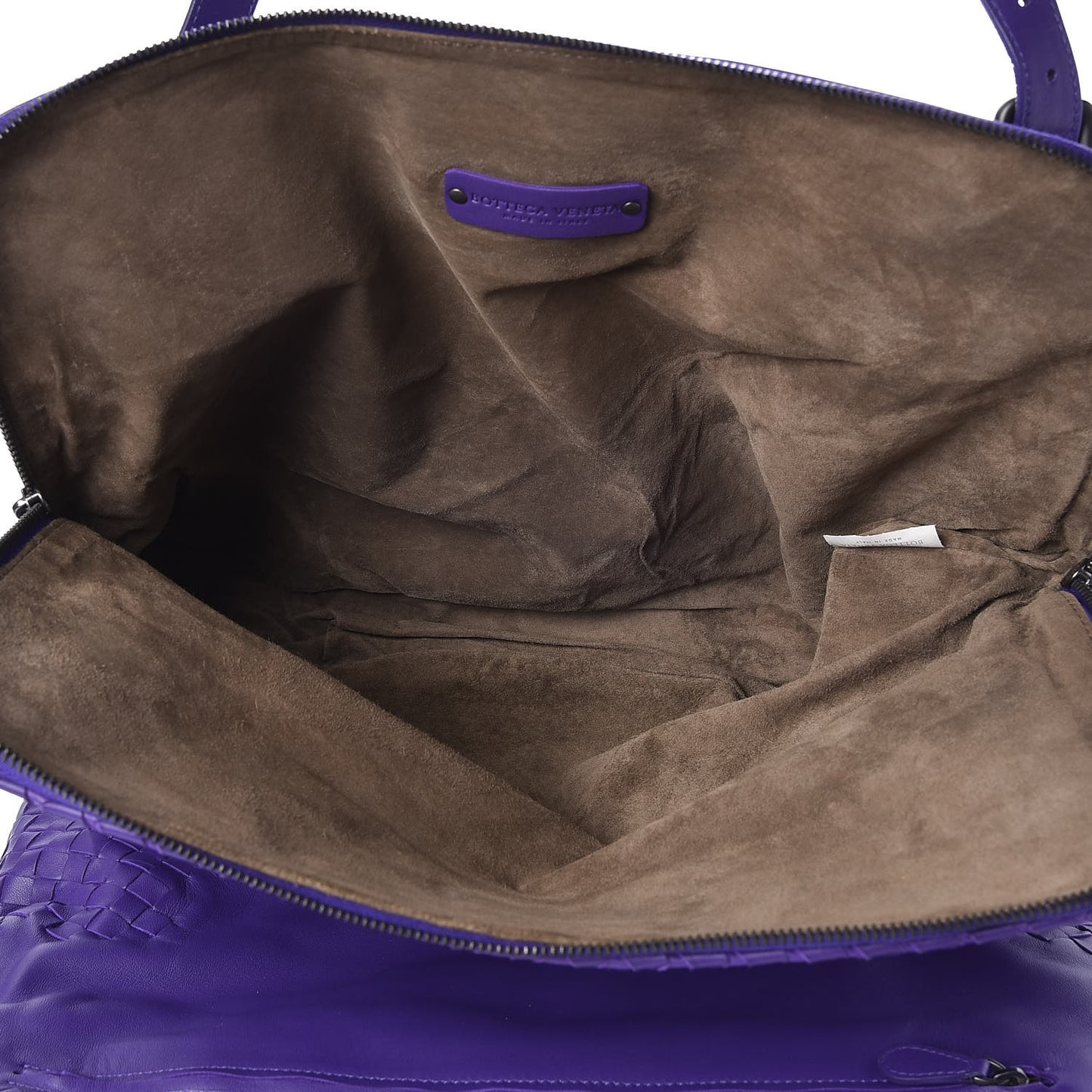 Nappa Intrecciato Double Compartment Tote Anemone