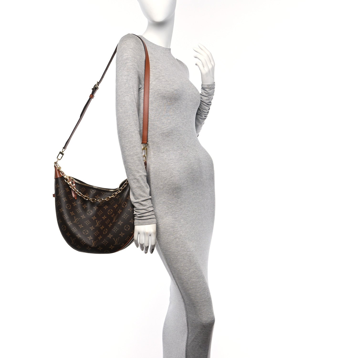 Louis Vuitton Reverse Monogram Loop Hobo 2 of 10