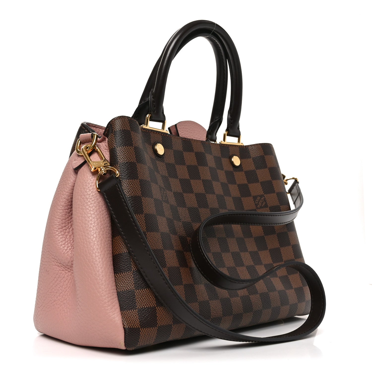 Louis Vuitton Damier Ebene Cuir Taurillon Brittany Magnolia 3 of 10