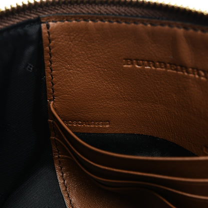 Burberry House Check Derby Peyton Crossbody Clutch Bag Tan 7 of 8