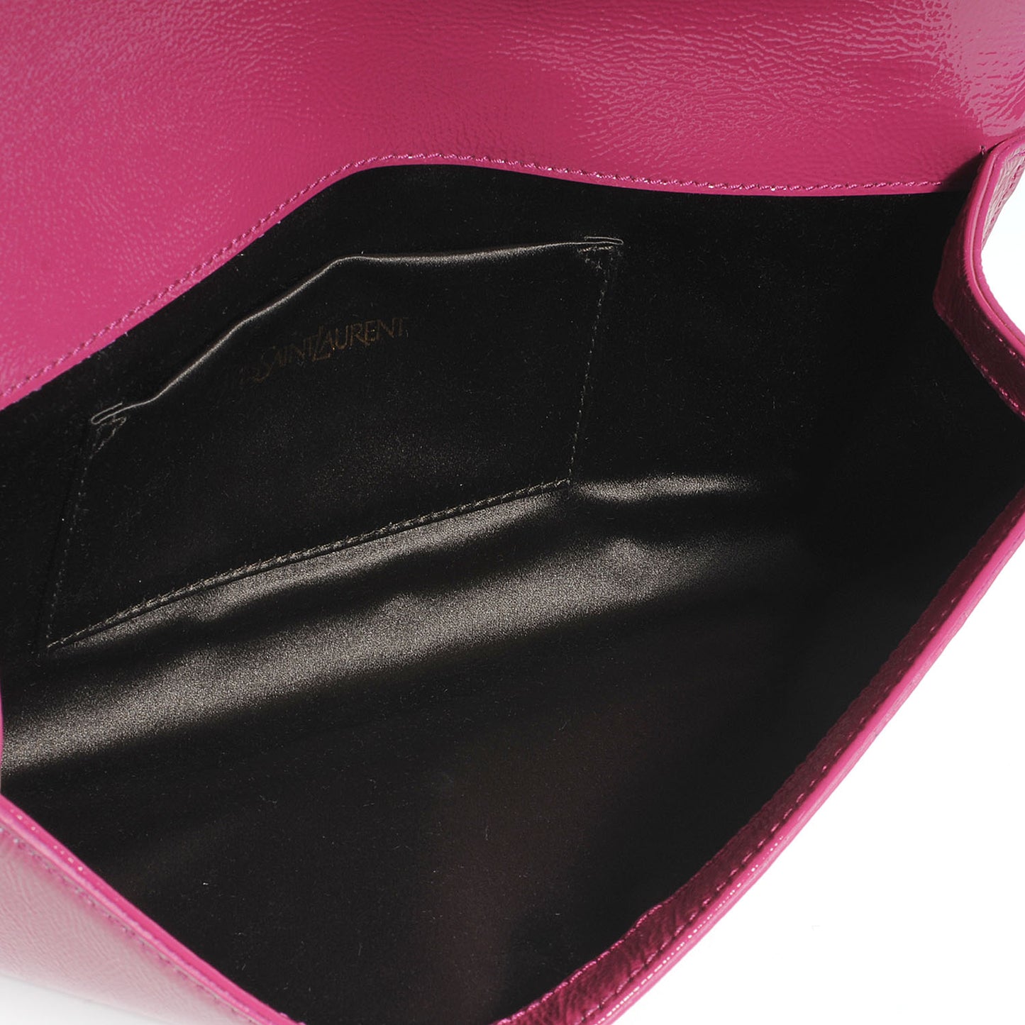 Patent Belle de Jour Clutch Fuchsia