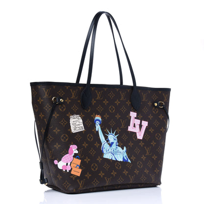 Louis Vuitton Monogram My LV World Tour Neverfull MM 2 of 5