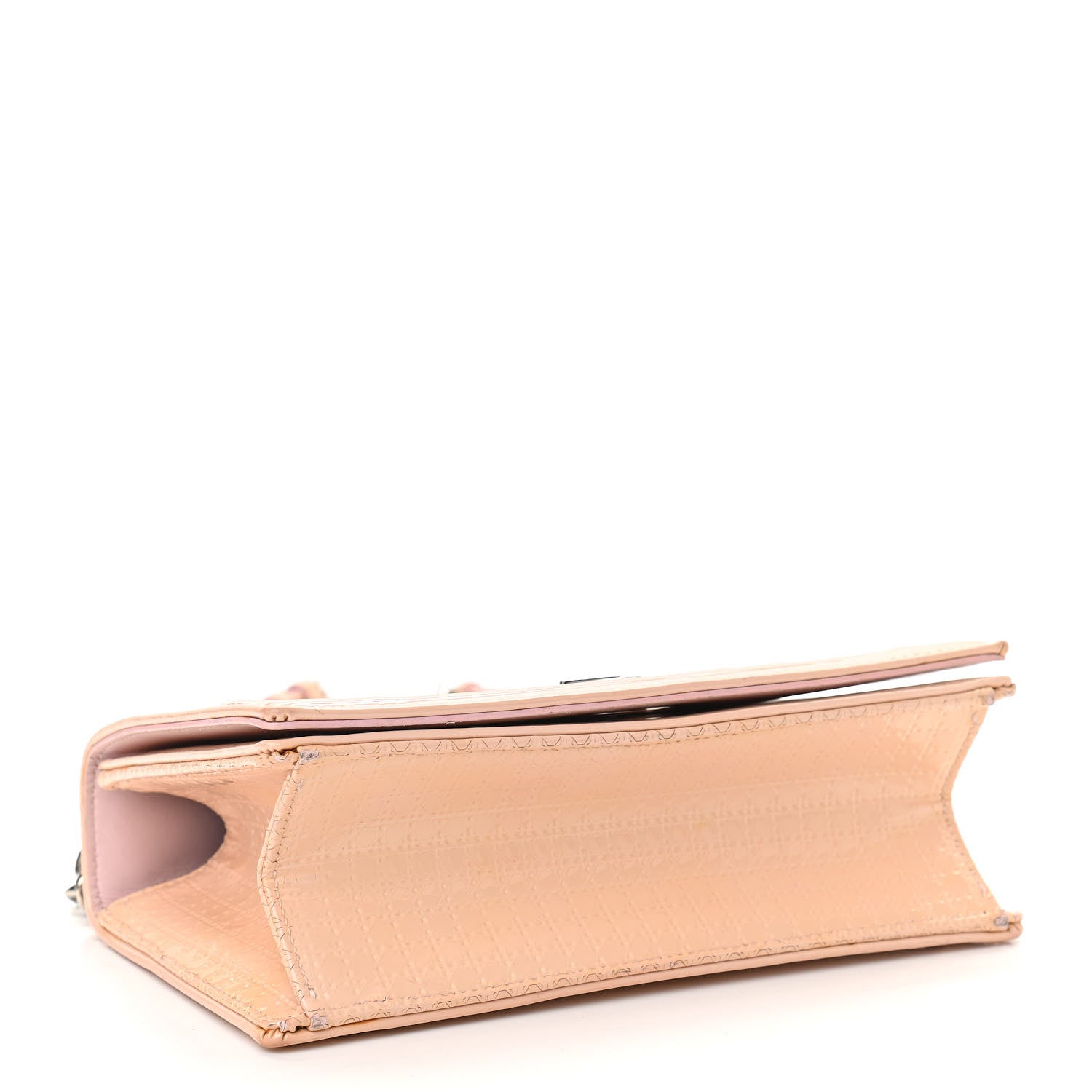 Christian Dior Patent Micro-Cannage Small Diorama Flap Bag Pink 5 of 22