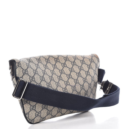 Gucci GG Supreme Monogram Belt Bag Navy 3 of 14