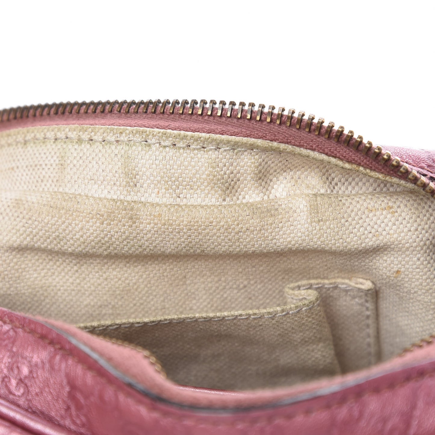 Metallic Soft Microguccissima Sunshine Disco Crossbody Bag Vintage Rose