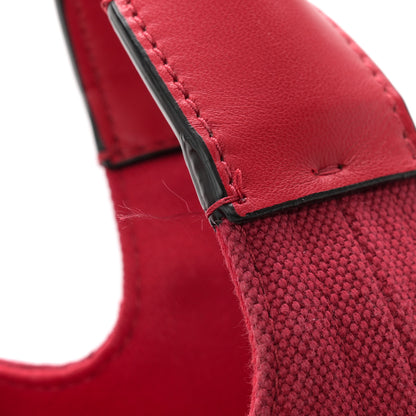 Valentino Garavani Canvas Atelier 02 Bow Edition Small Tote Bag Red 12 of 12