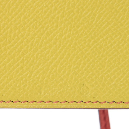 Hermes Epsom Chevre Mysore Petit H Card Holder Electric Bleu Bleu Paon Lime 3 of 3