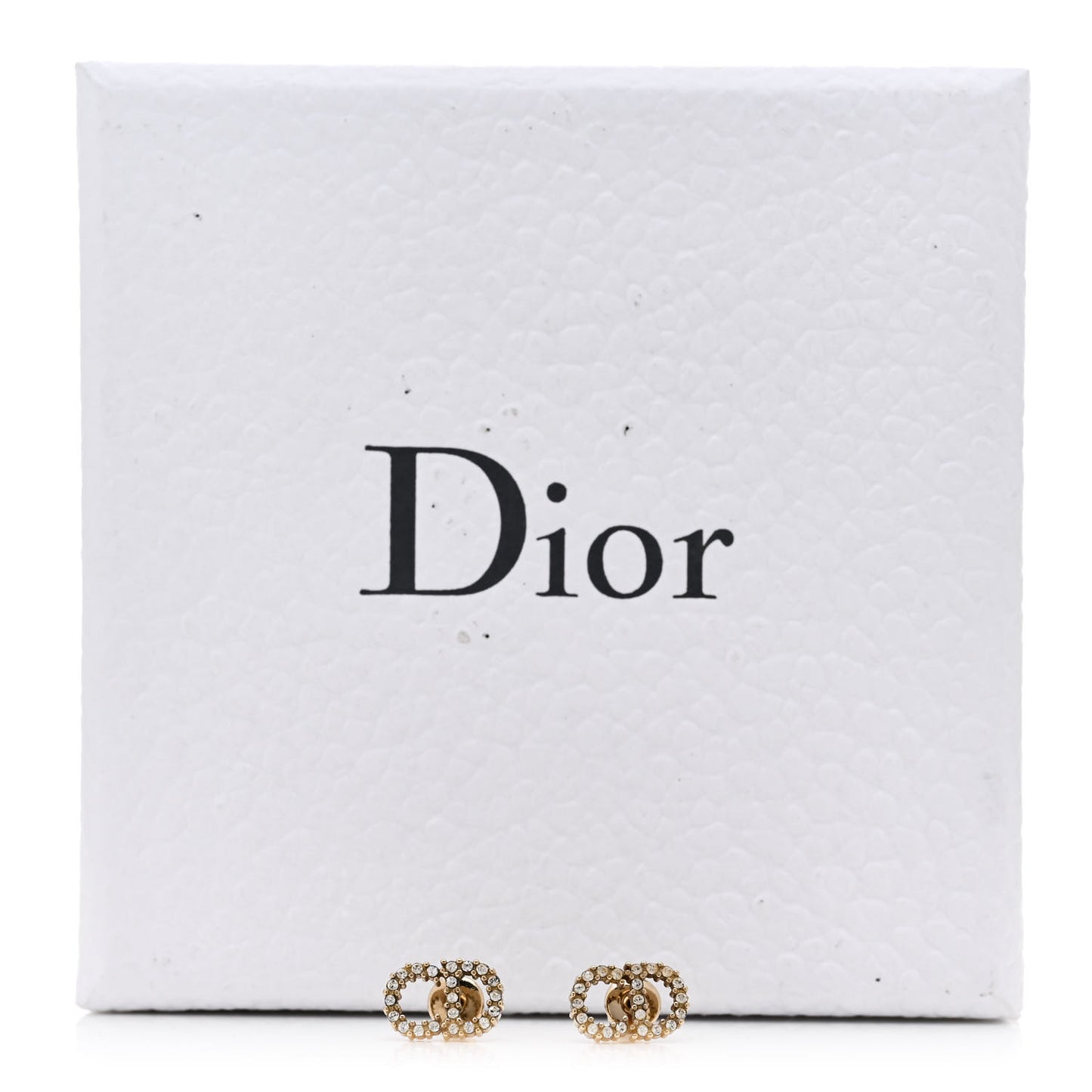Crystal Clair D Lune Earrings Gold