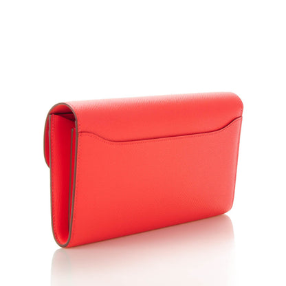 Hermes Epsom Constance Long Wallet Rose Jaipur 3 of 8