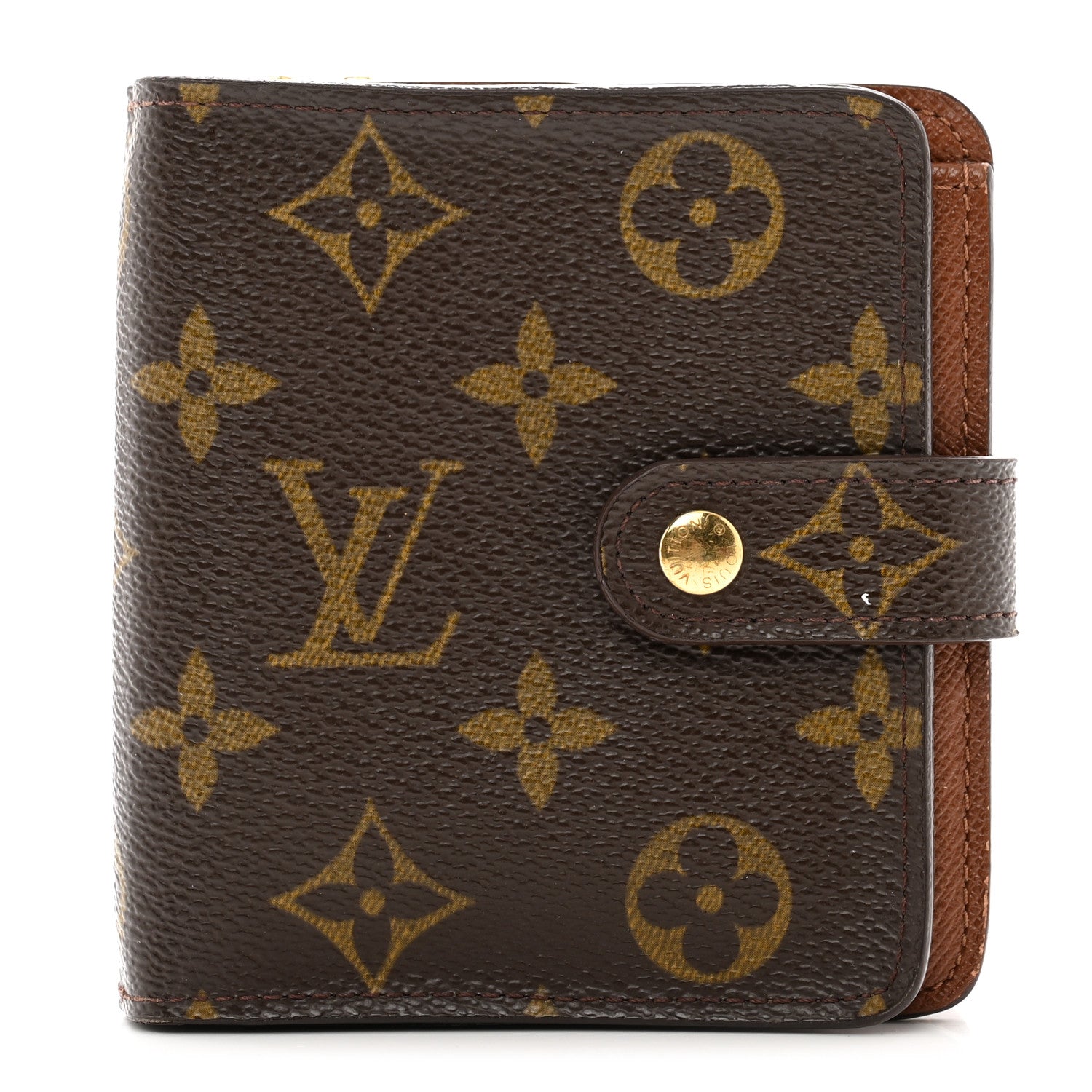 Louis Vuitton LOUIS VUITTON Monogram Compact Zippe Zipped Wallet 1 of 9