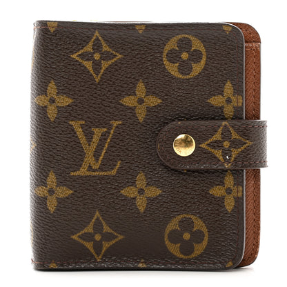 Louis Vuitton LOUIS VUITTON Monogram Compact Zippe Zipped Wallet 1 of 9