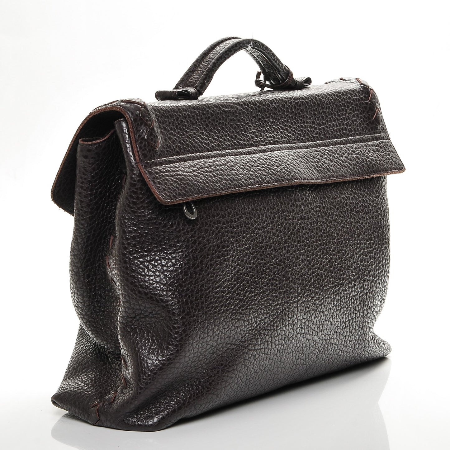 Grained Calfskin Briefcase Gladiol