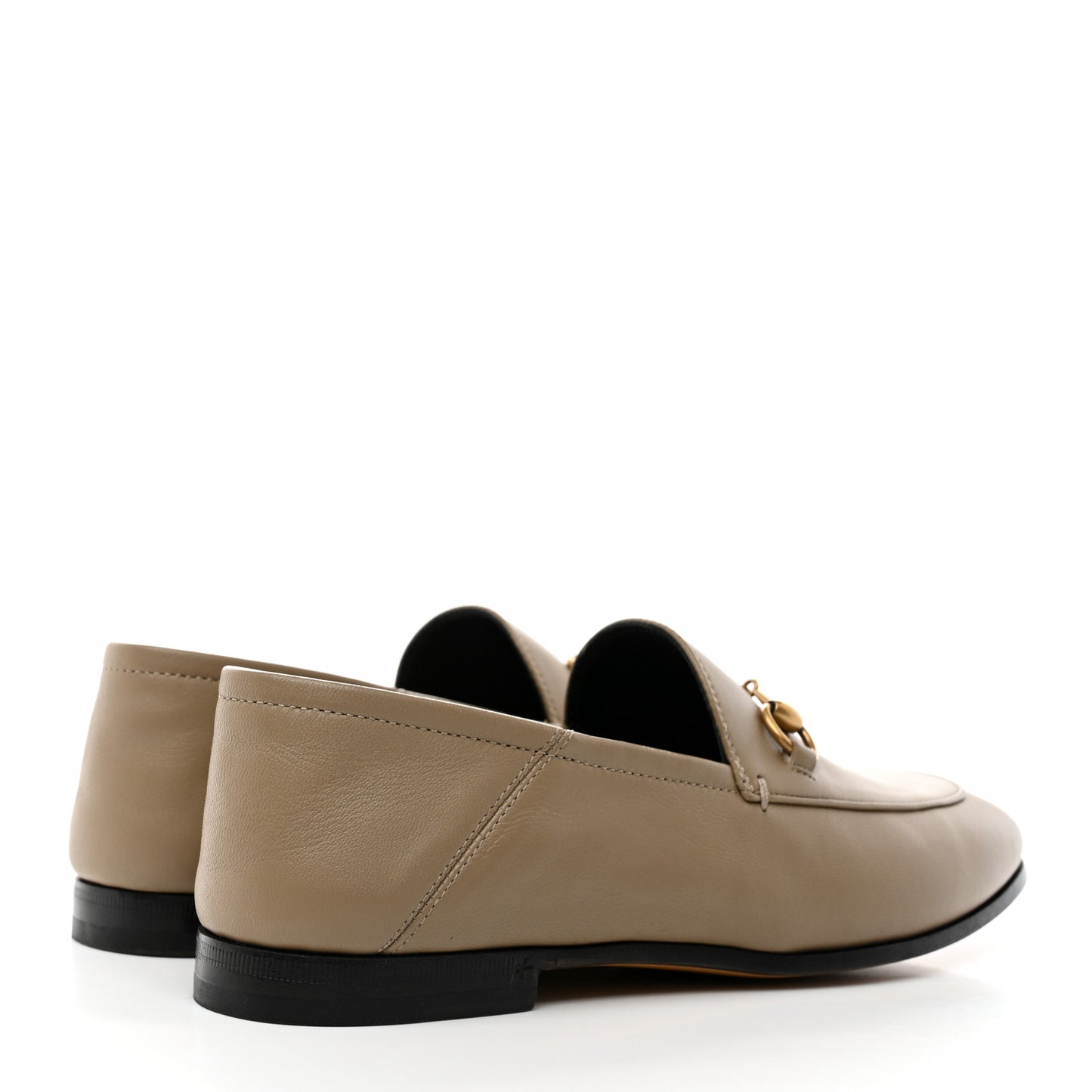 Lambskin Womens Brixton Horsebit Loafers 37 Mud