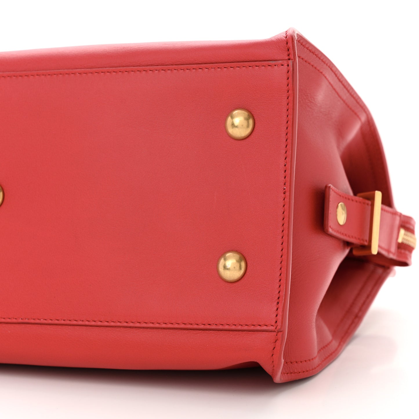 Calfskin Small Classic Y Cabas Red