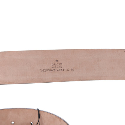 Gucci GG Supreme Monogram Niagara Lux Calfskin Interlocking G 40mm Belt 110 44 Beige Ebony Cocoa 6 of 6