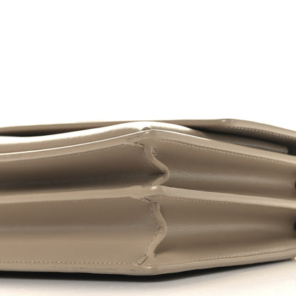 Saint Laurent Calfskin Medium Monogram Sunset Dark Beige 9 of 10