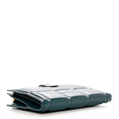 Bottega Veneta Calfskin Padded French Wallet Green 4 of 8