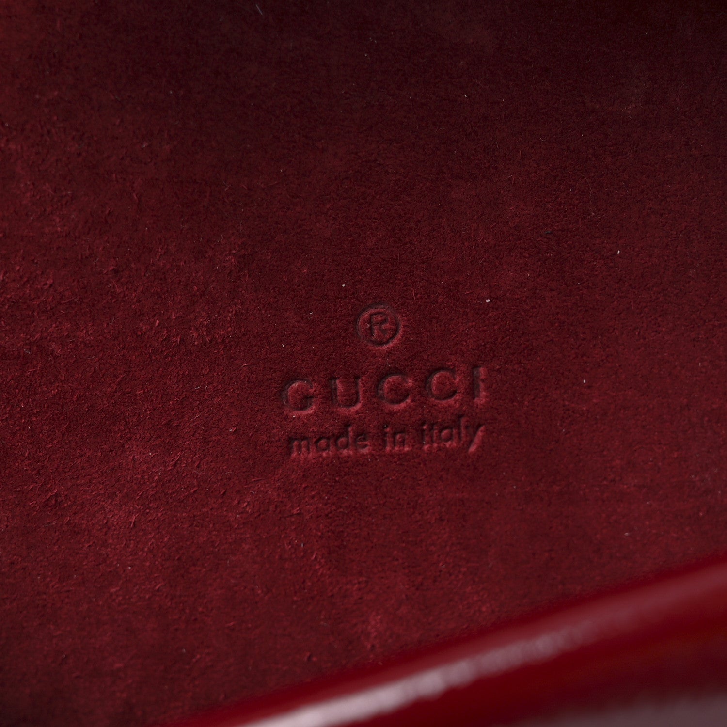 Gucci Crinkled Patent Mini Dionysus Shoulder Bag Rosso Ancora Red 6 of 10