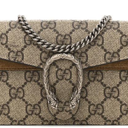 Gucci GG Supreme Monogram Super Mini Dionysus Shoulder Bag Taupe 8 of 12