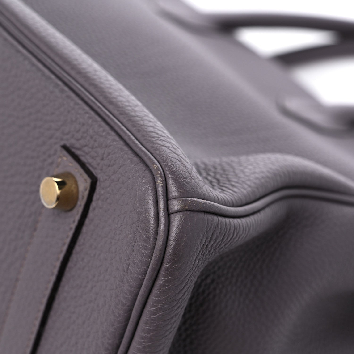 Hermes Togo Birkin 35 Etain 11 of 12
