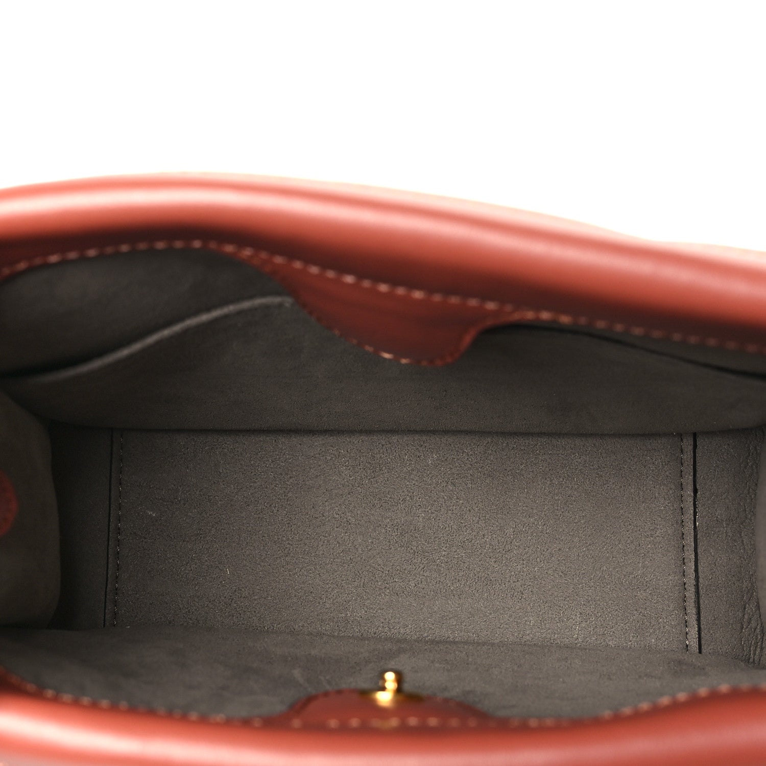 Fendi Vitello Grace Matte Small Flip Tote Rust 5 of 10