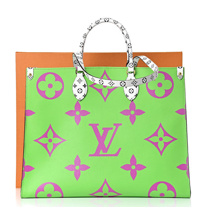 Louis Vuitton Monogram Giant Onthego GM Pink Lilac 12 of 12