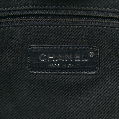 Chanel Mixed Fibers Calfskin Small Deauville Tote Black 6 of 10