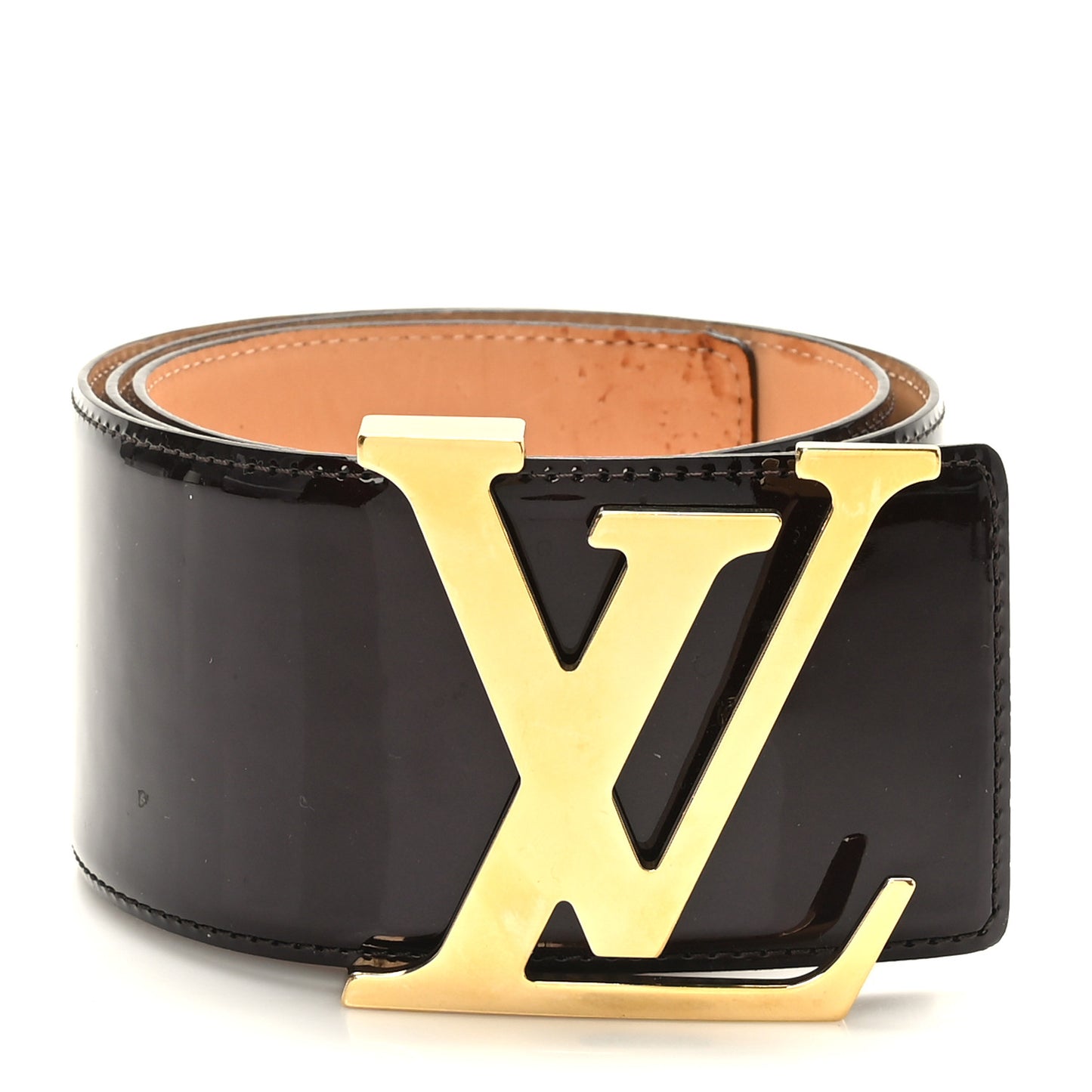 Patent LV Facettes Belt 75 30 Amarante