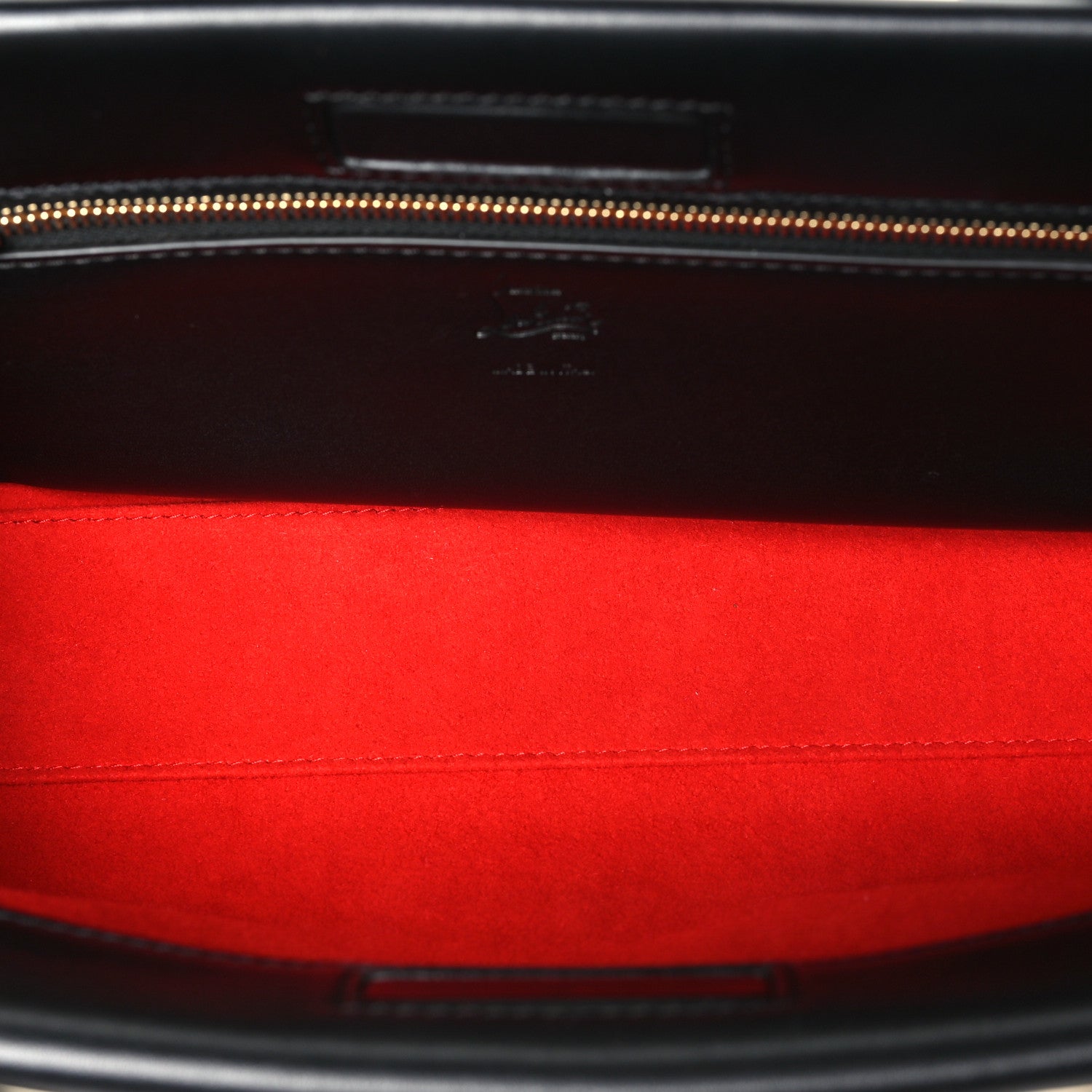 Christian Louboutin Calfskin Cordia Venus Shoulder Bag Black 4 of 8