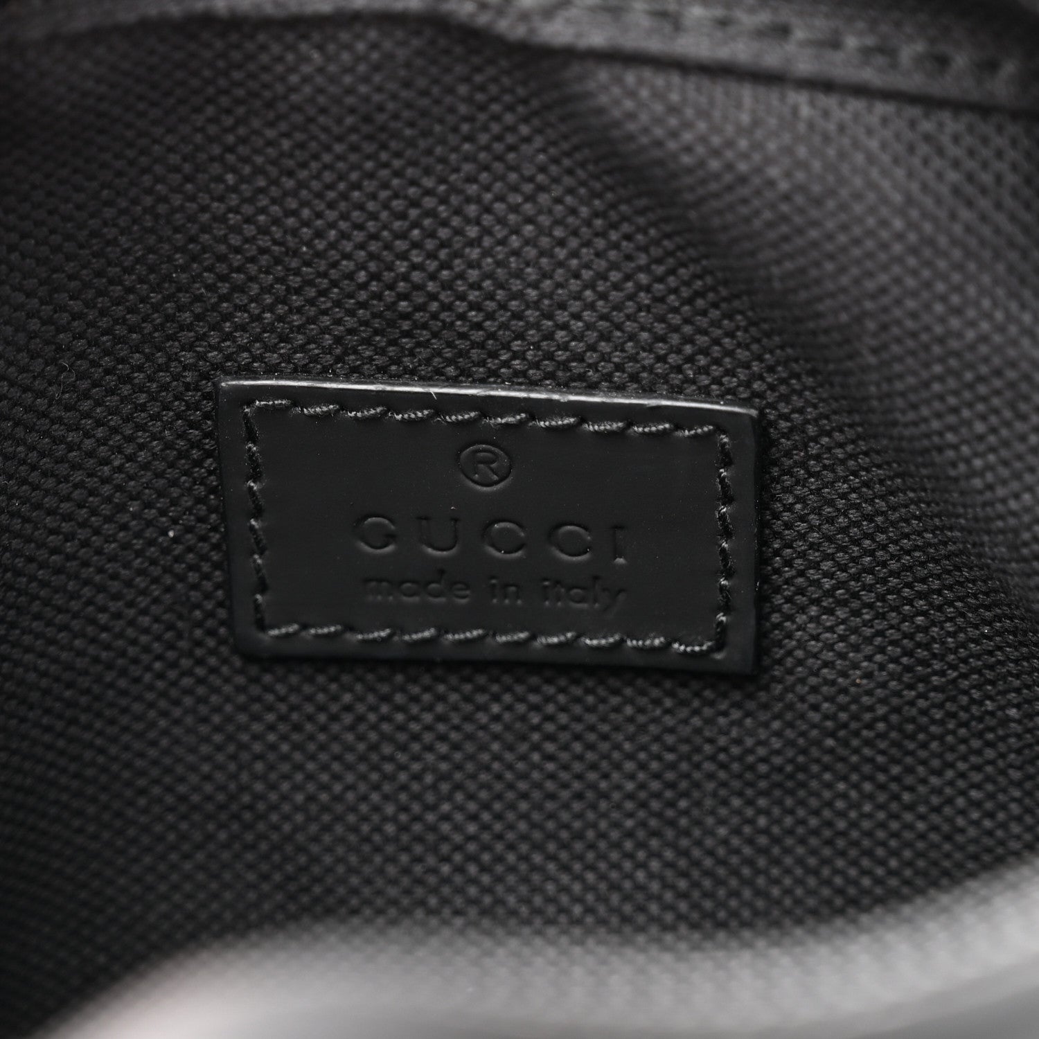 Gucci Rubber Effect Calfskin GG Mini Crossbody Bag Black 6 of 12