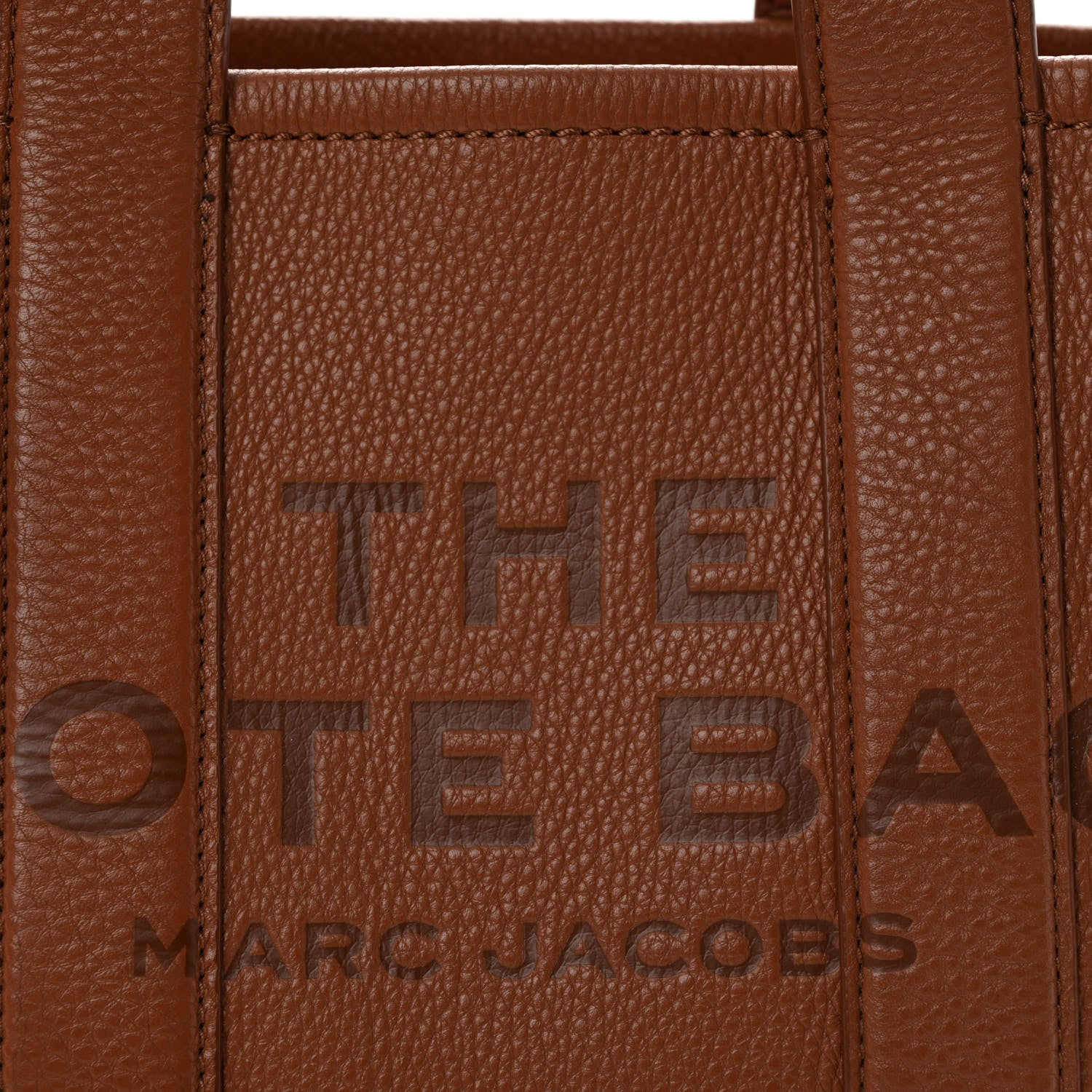 Marc Jacobs Grained Calfskin Small The Tote Bag Argan Oil 8 of 10