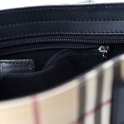 Burberry House Check Regent Tote Black 9 of 10