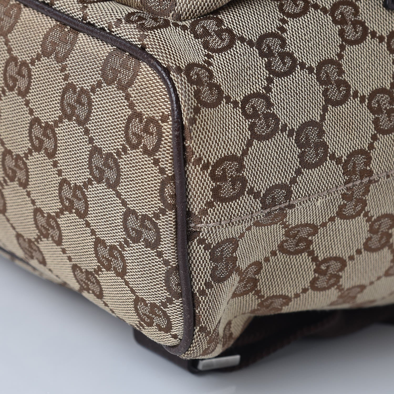 Gucci Monogram Backpack Dark Brown 9 of 9