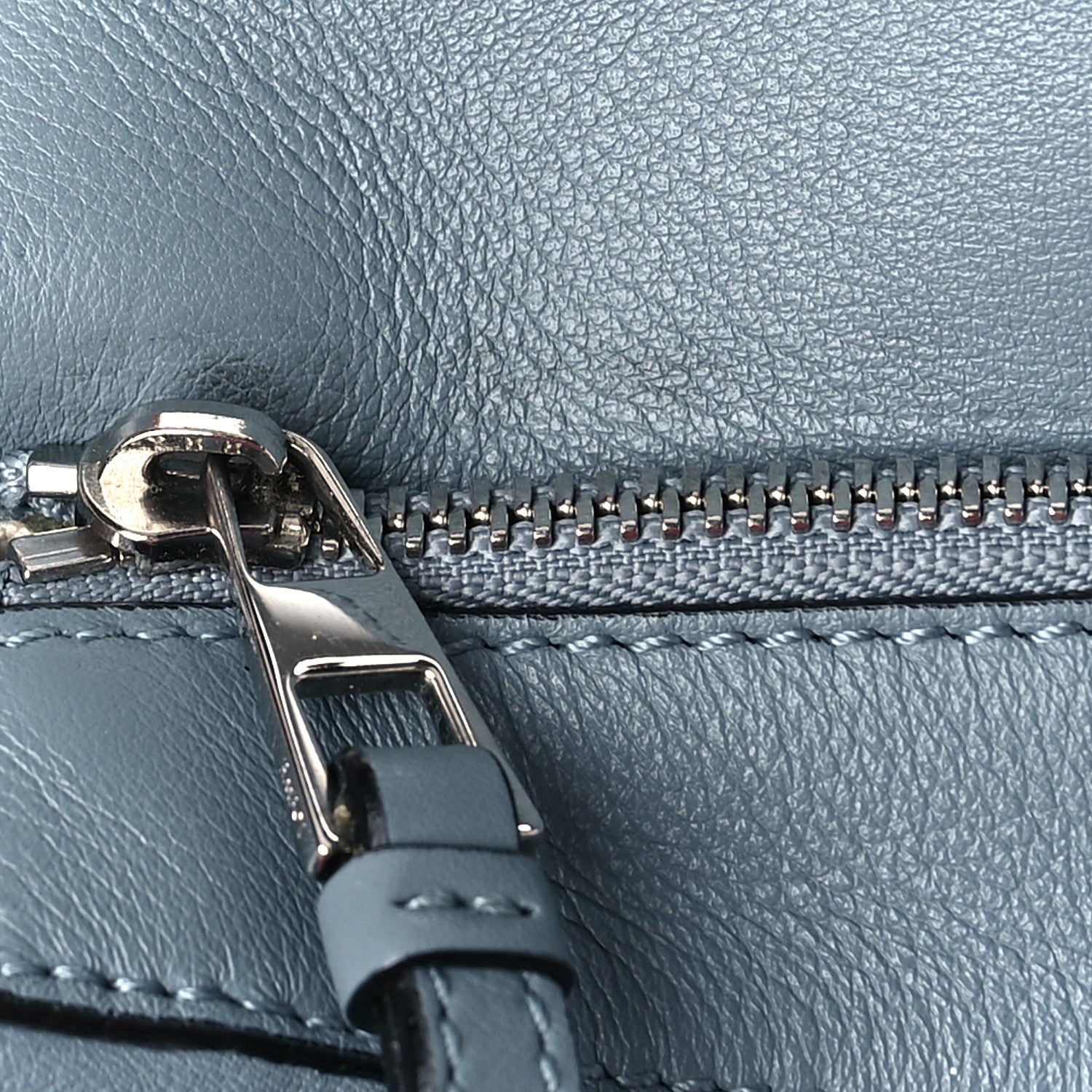 Loewe Calfskin Small Puzzle Bag Stone Blue 9 of 10