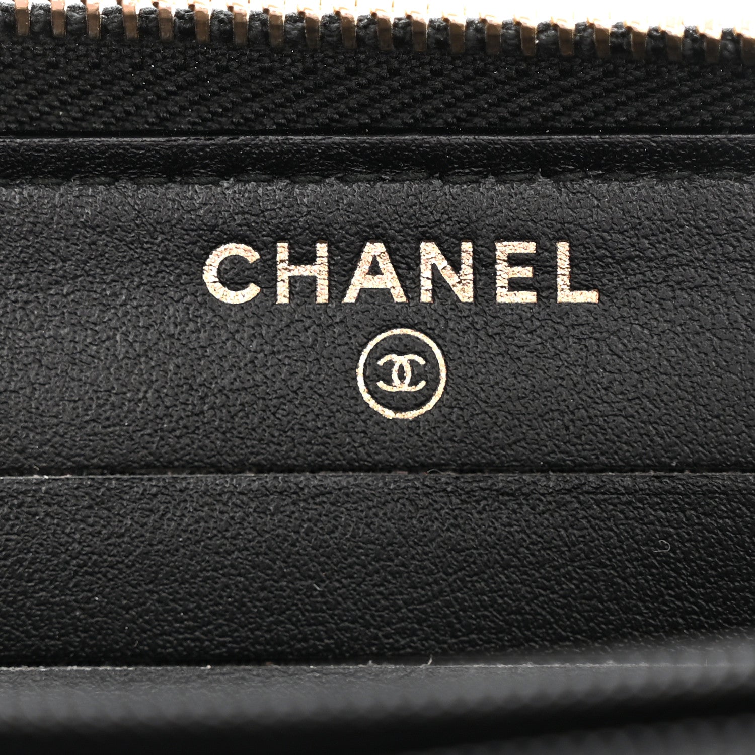 Chanel Caviar Quilted Medium Filigree Zip Around Wallet Black 6 of 11