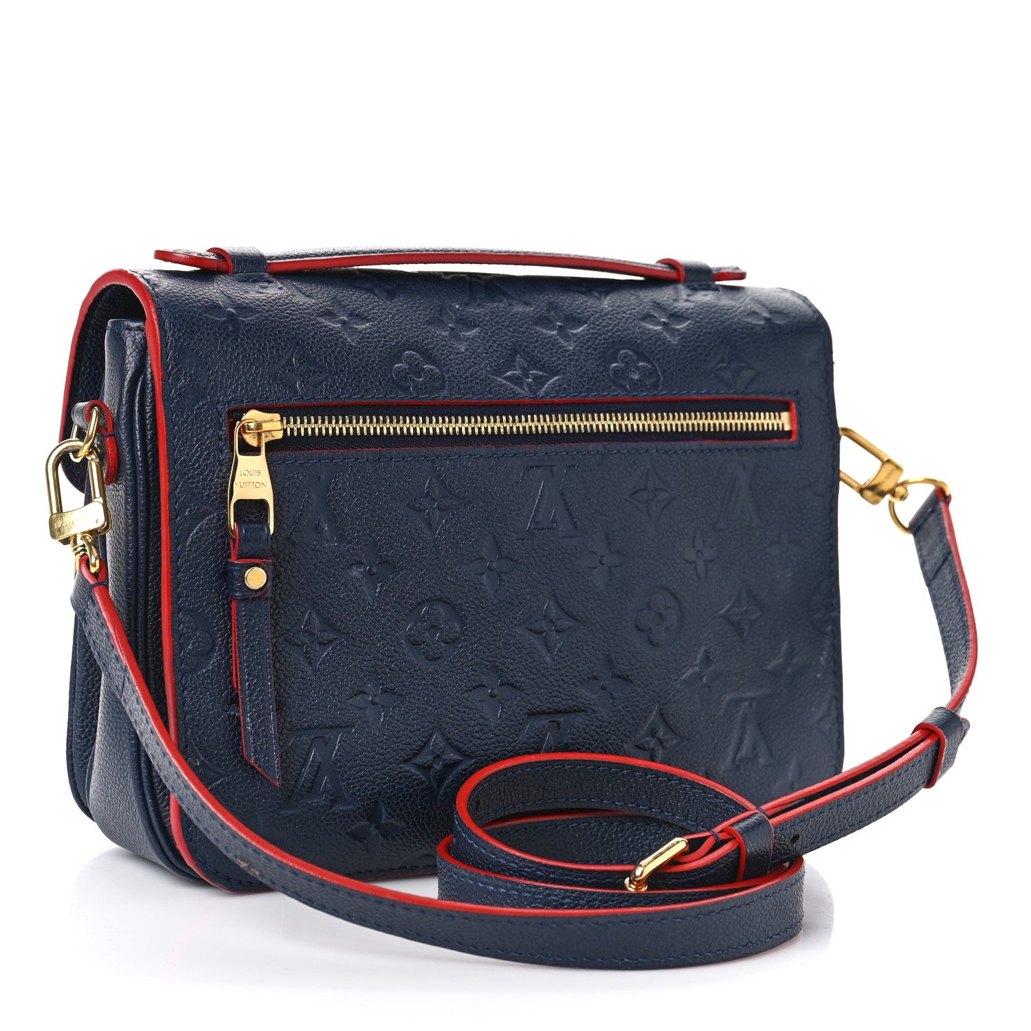 Louis Vuitton Empreinte Pochette Metis Marine Rouge 3 of 14