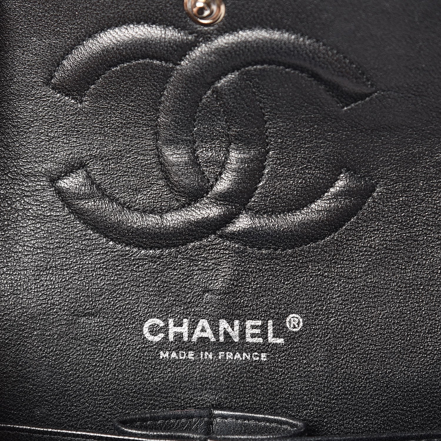 Chanel Caviar Quilted Medium Double Flap Black 17 of 18