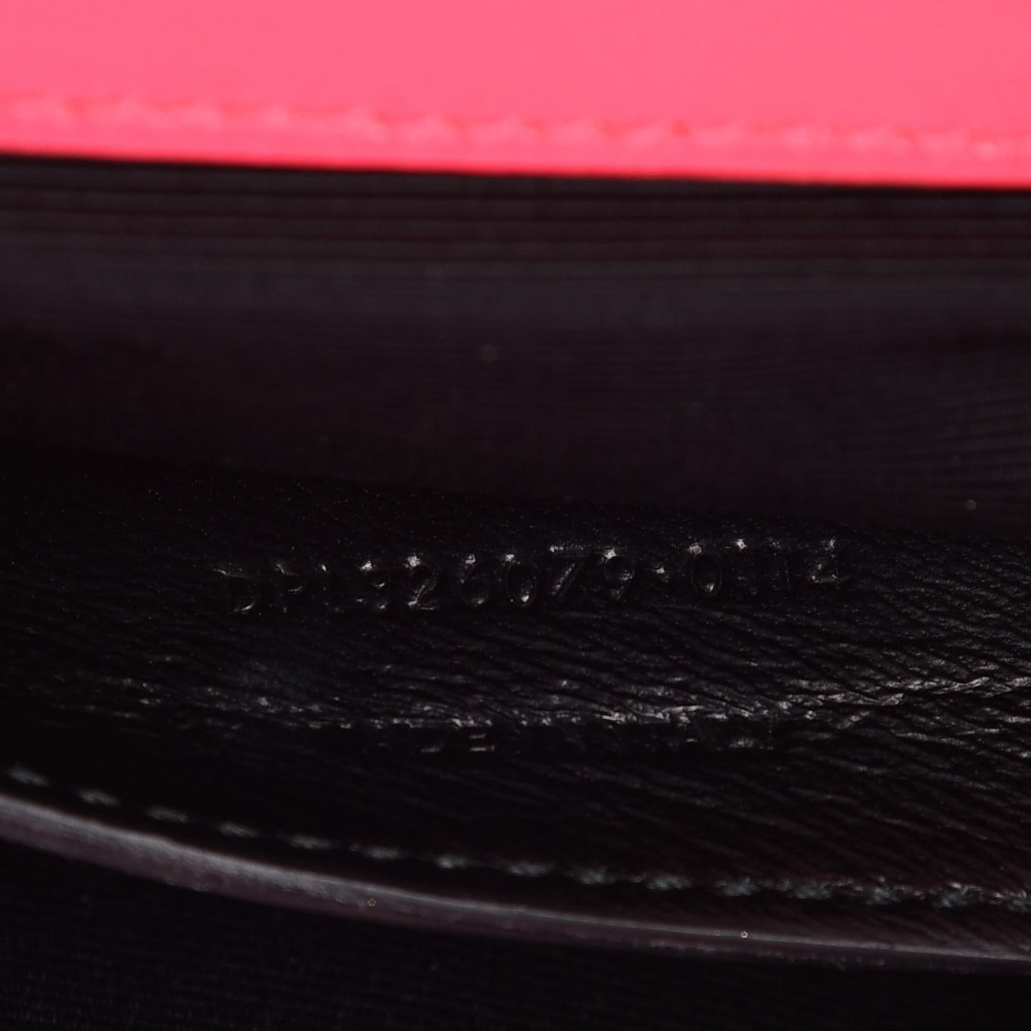 Calfskin Classic Monogram Clutch Fuchsia