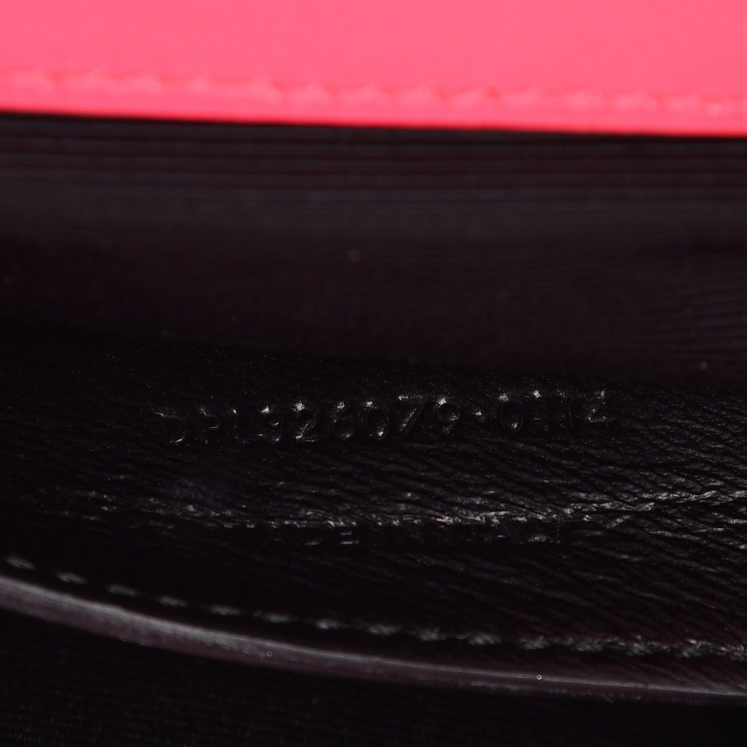 Saint Laurent Calfskin Classic Monogram Clutch Fuchsia 7 of 7