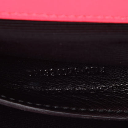 Saint Laurent Calfskin Classic Monogram Clutch Fuchsia 7 of 7