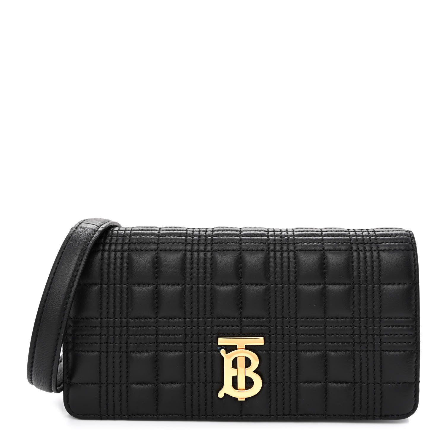 Burberry Lambskin Quilted Small Lola Bag Black 1 of 9