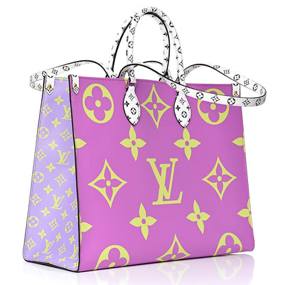 Louis Vuitton Monogram Giant Onthego GM Pink Lilac 3 of 12