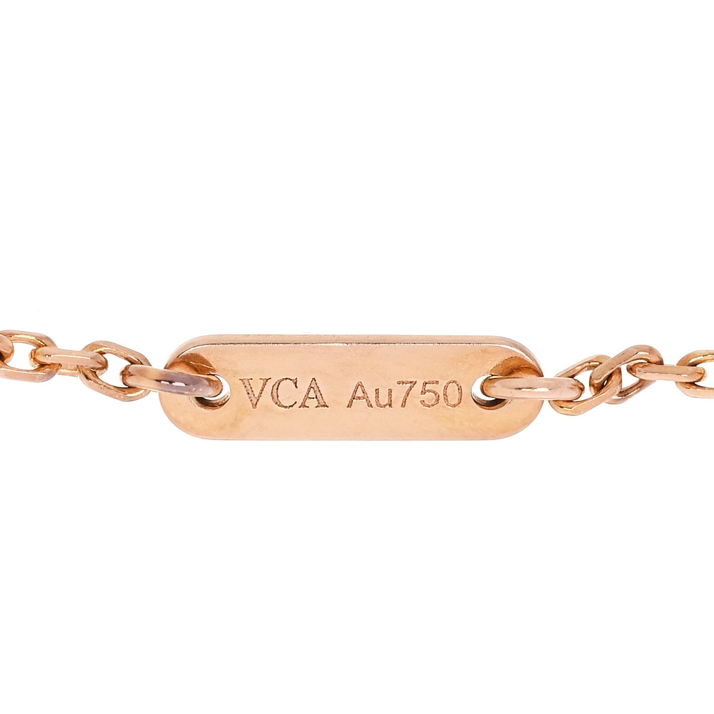 18K Rose Gold Carnelian Sweet Alhambra Heart Bracelet
